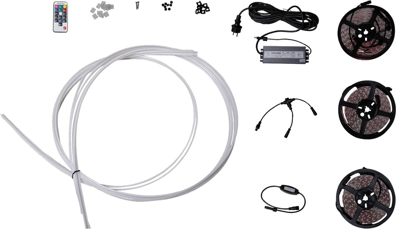 LED lys til veggmontert Pergola 3x4m - bilde 3 av 3