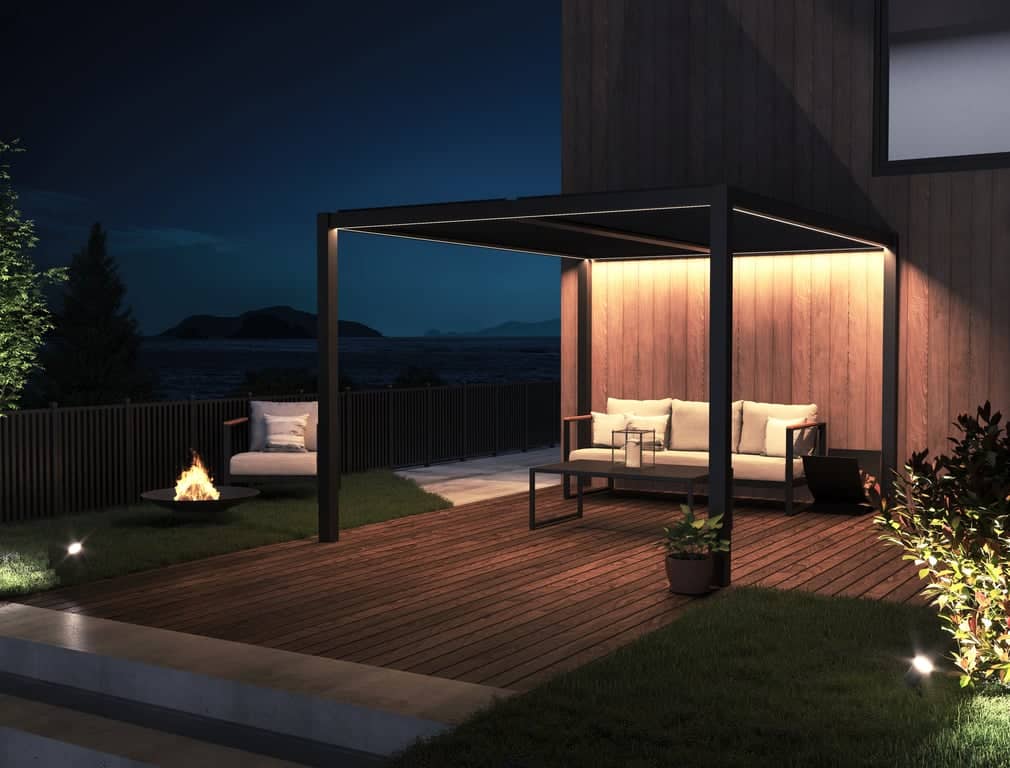 LED lys til pergola, 3x3m - bilde 2 av 3