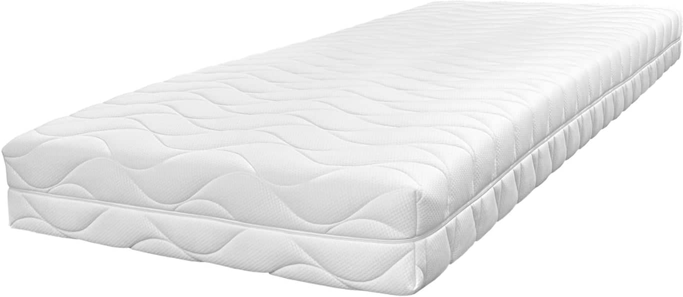 Odel® Pluss vendbar madrass - Hvit stretchmateriale, 90x200, medium liggekomfort, pocket original 5-soner - Produktbilde