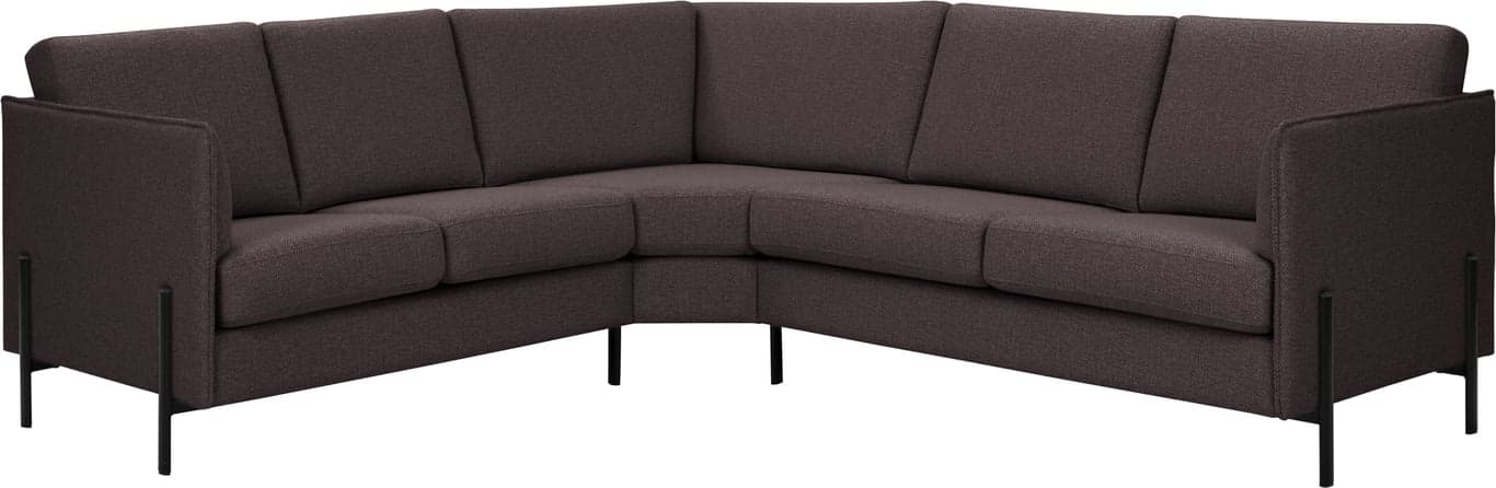 Modulsofa. 2 seter + stort hjørne + 2,5 seter i stoff Taffie T