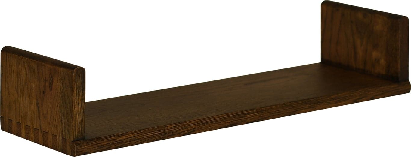 B: 50 cm, brunlakkert heltre eik